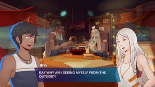 Yu and Kay eat mushrooms, have an out-of-body experience