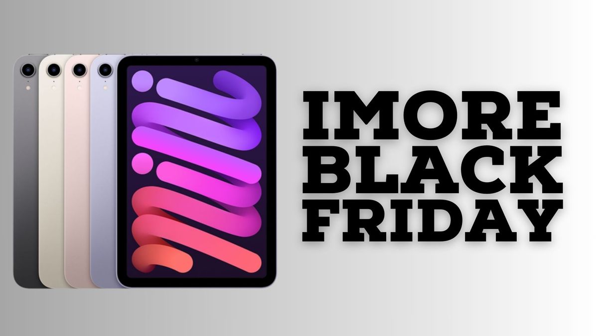 iPad Mini next to text that reads &#039;iMore Black Friday&#039;