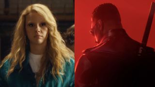 Mia Goth starring in 'MaXXXine,' a clip from Marvel's Announcement Trailer for Marvel's Blade videogame.