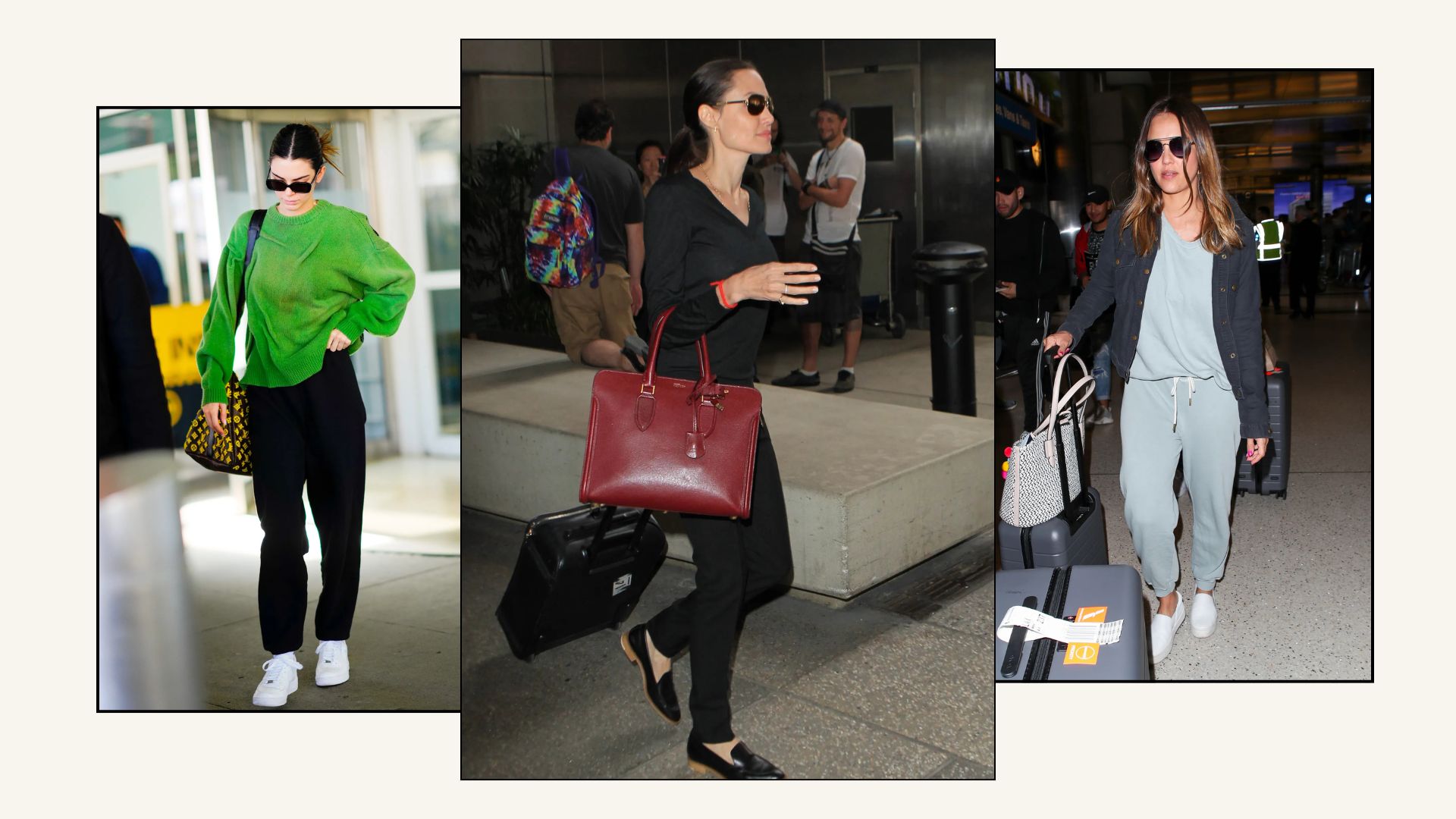 Kendall Jenner, Angelina Jolie, Jessica Alba