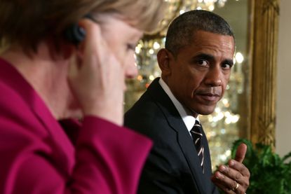 Angela Merkel and Barack Obama hold joint press conference 