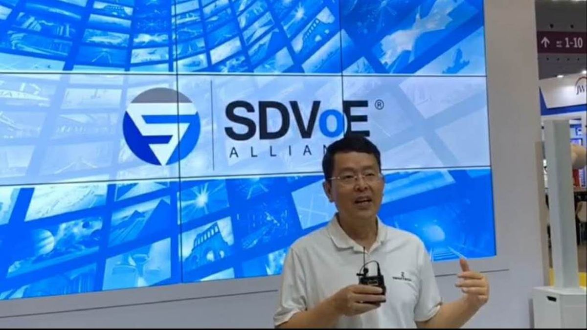 Alan Yang, general secretary of the SDVoE Alliance China Working Group