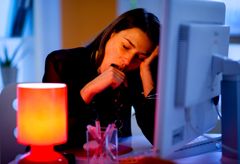 Woman working late, work stress, health news, stress, stress at work, pressure on women