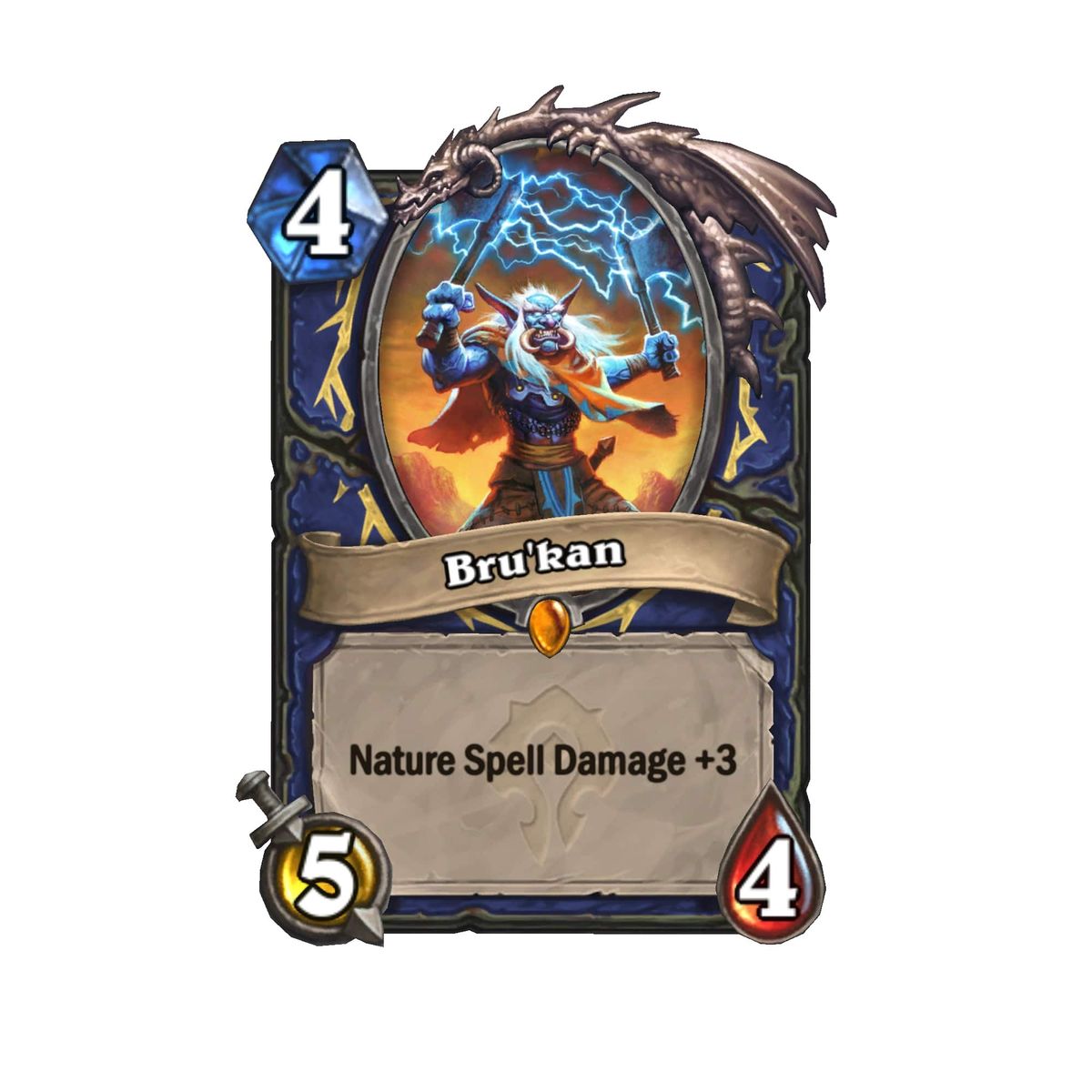 A card from Hearthstone's Forged in the Barrens set