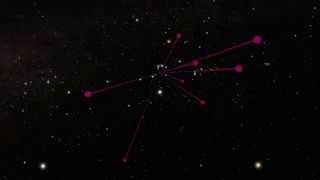 The locations of brown dwarfs discovered by NASA's Wide-field Infrared Survey Explorer, or WISE, and mapped by NASA's Spitzer Space Telescope, are shown here in this diagram.