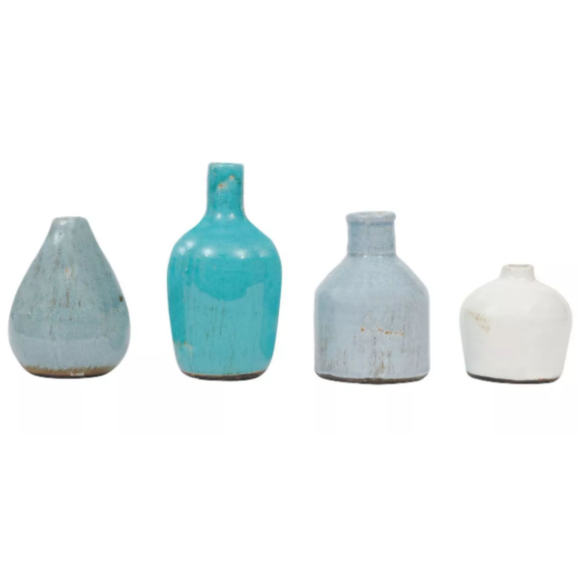 Round Terracotta Vases