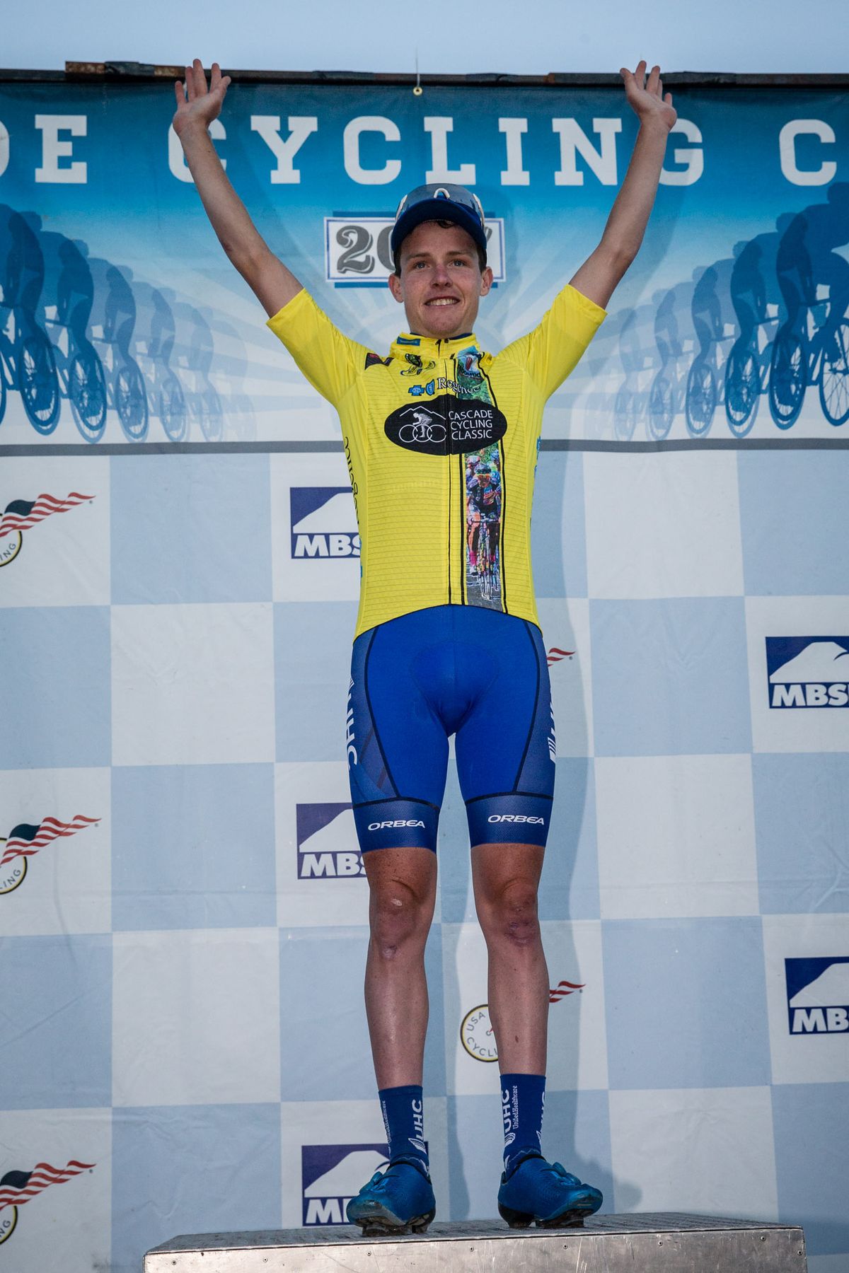 Gavin Manion (UnitedHealthcare) goes into the final day in yellow.