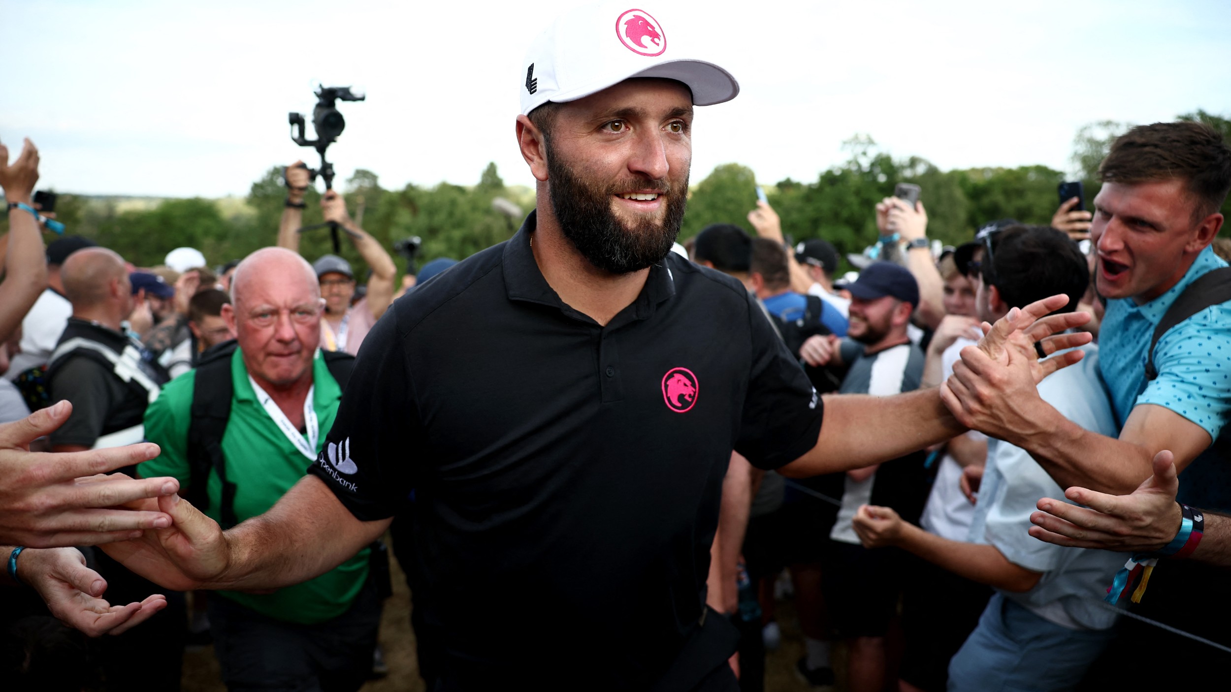 Jon Rahm after winning LIV Golf UK