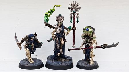 Thanatek's Tithe miniatures from Games Workshop, painted by Will Salmon.
