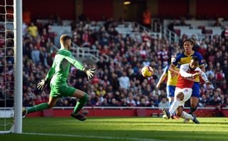 Alexandre Lacazette had chances to add to his early strike against Southampton