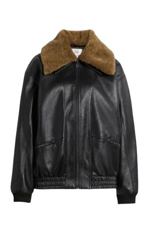 Pixie Market Oversized Bomber Jacket