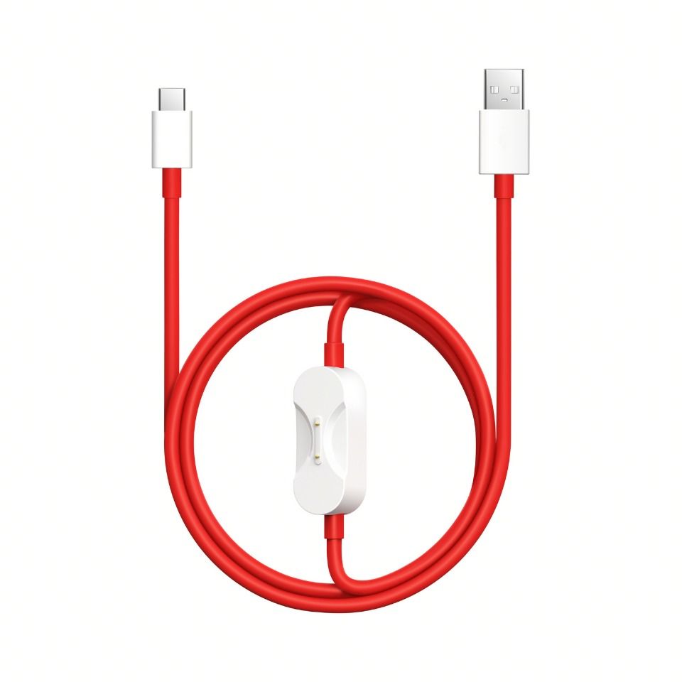 OnePlus 2-in-1 charging cable in red