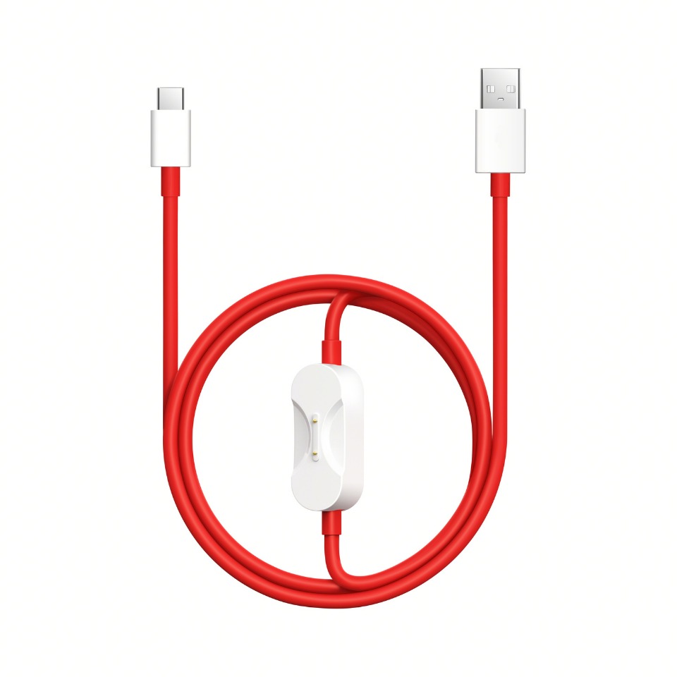 OnePlus 2-in-1 charging cable in red