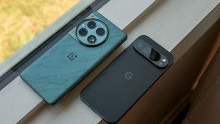 OnePlus 12 vs. Google Pixel 9 Pro Back