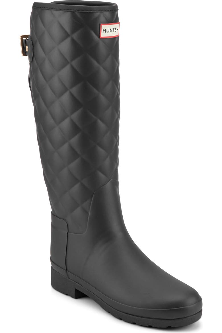 Refined Quilted Rain Boot
