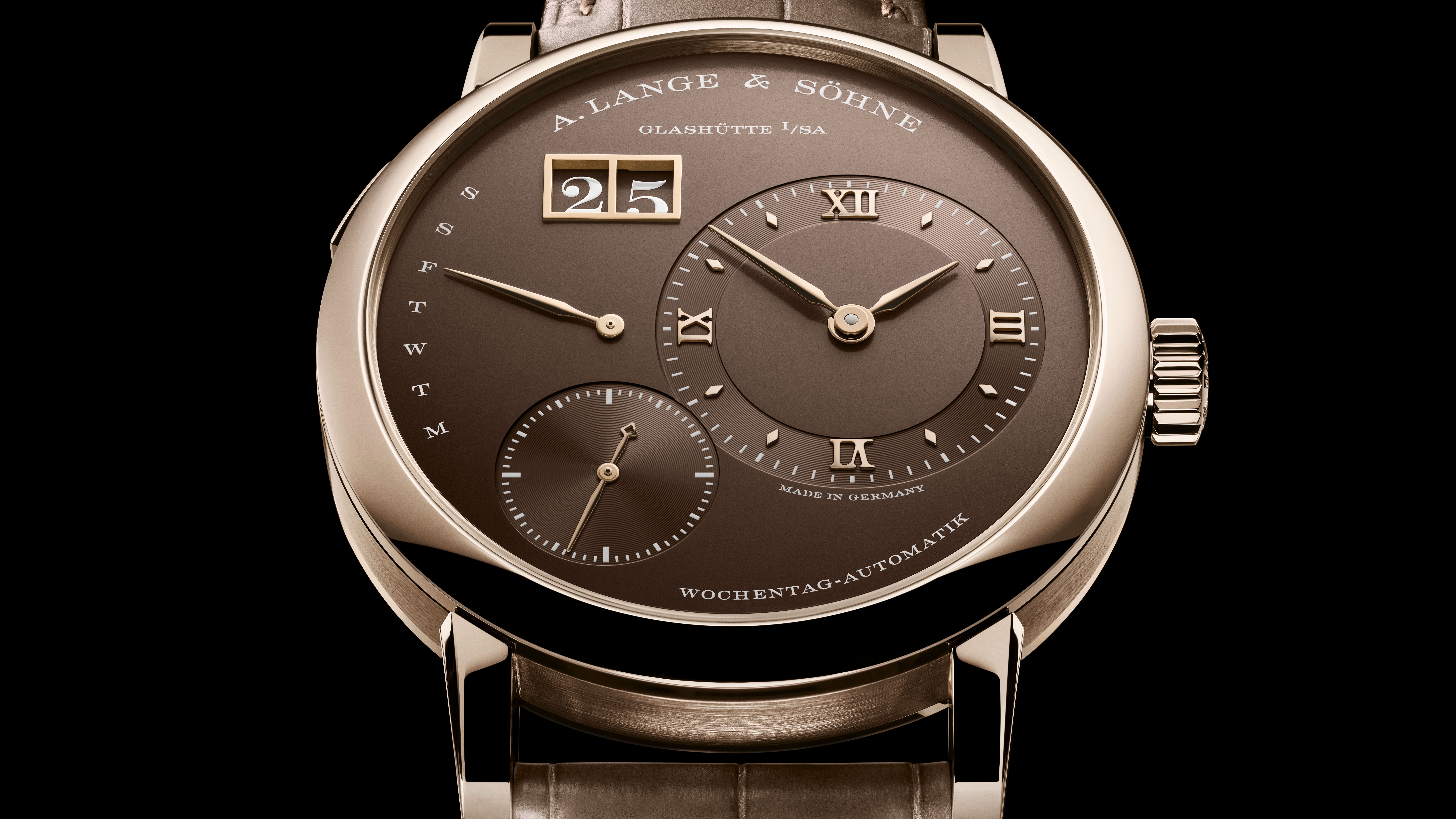 A Lange and S&amp;ouml;hne Lange 1 Daymatic Honeygold