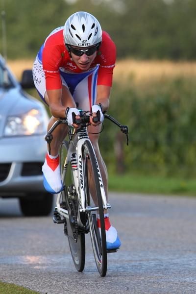 Dutch time trial champion Marianne Vos (Nederland Bloeit) was second on both stages on this day.