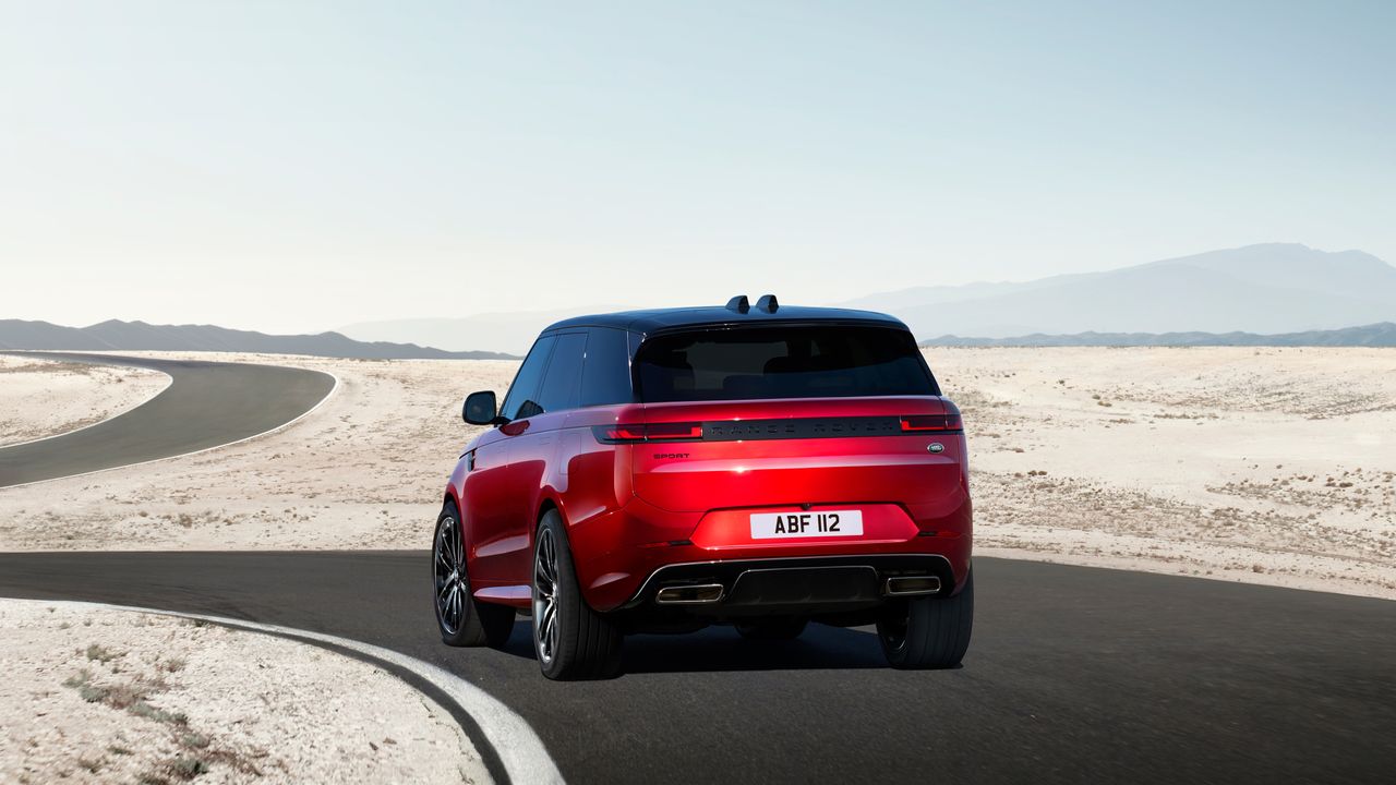 New Range Rover Sport in red