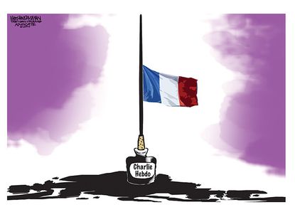 Editorial cartoon Charlie Hebdo France