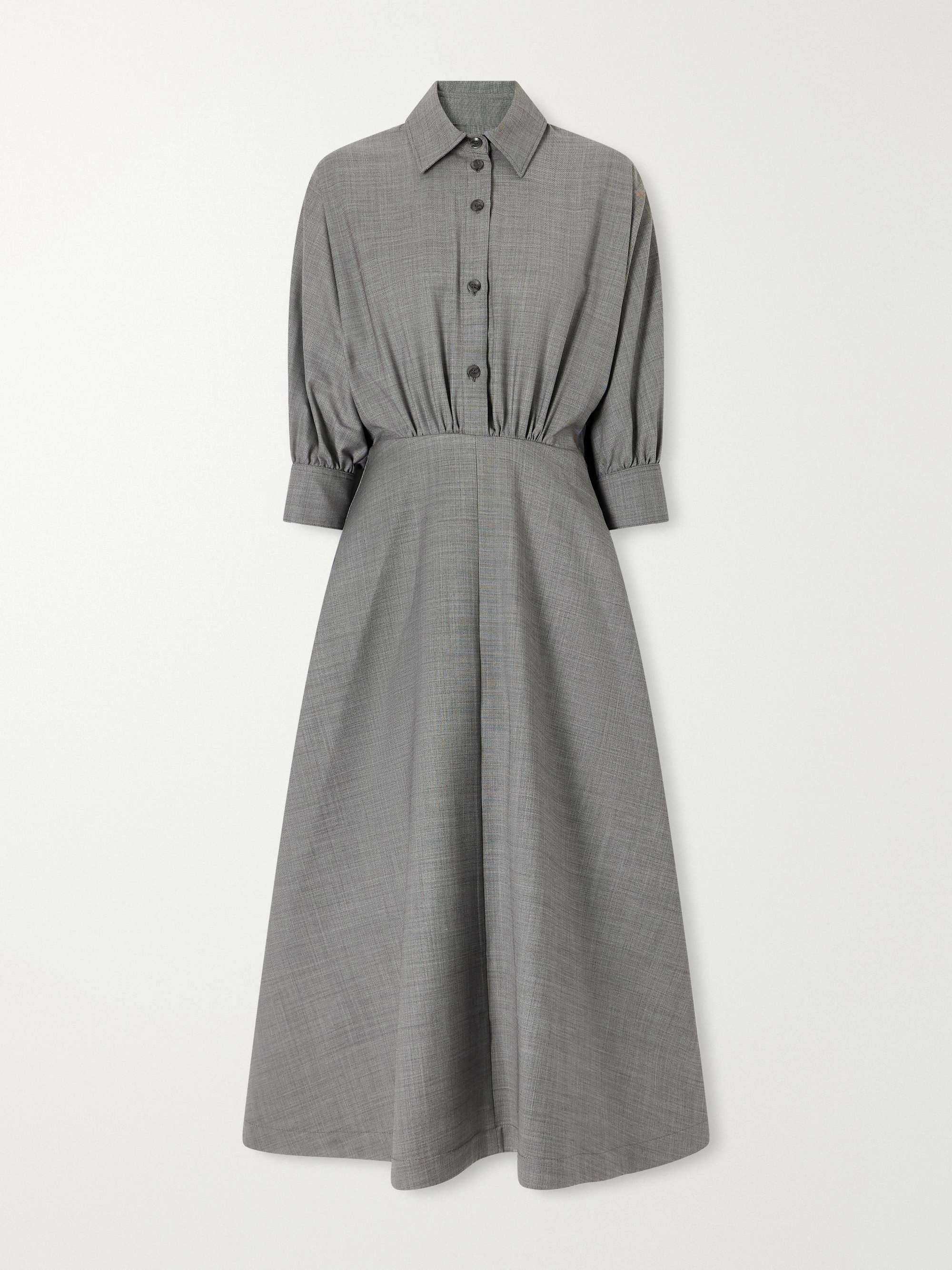 Eleanor Wool-Blend Midi Dress
