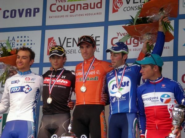 Koldo Fernandez (Euskaltel - Euskadi) topped the podium at the Tour de Vend&eacute;e.