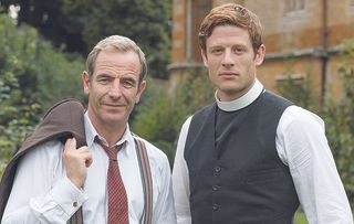 Grantchester's Sidney Chambers and Geordie Keating