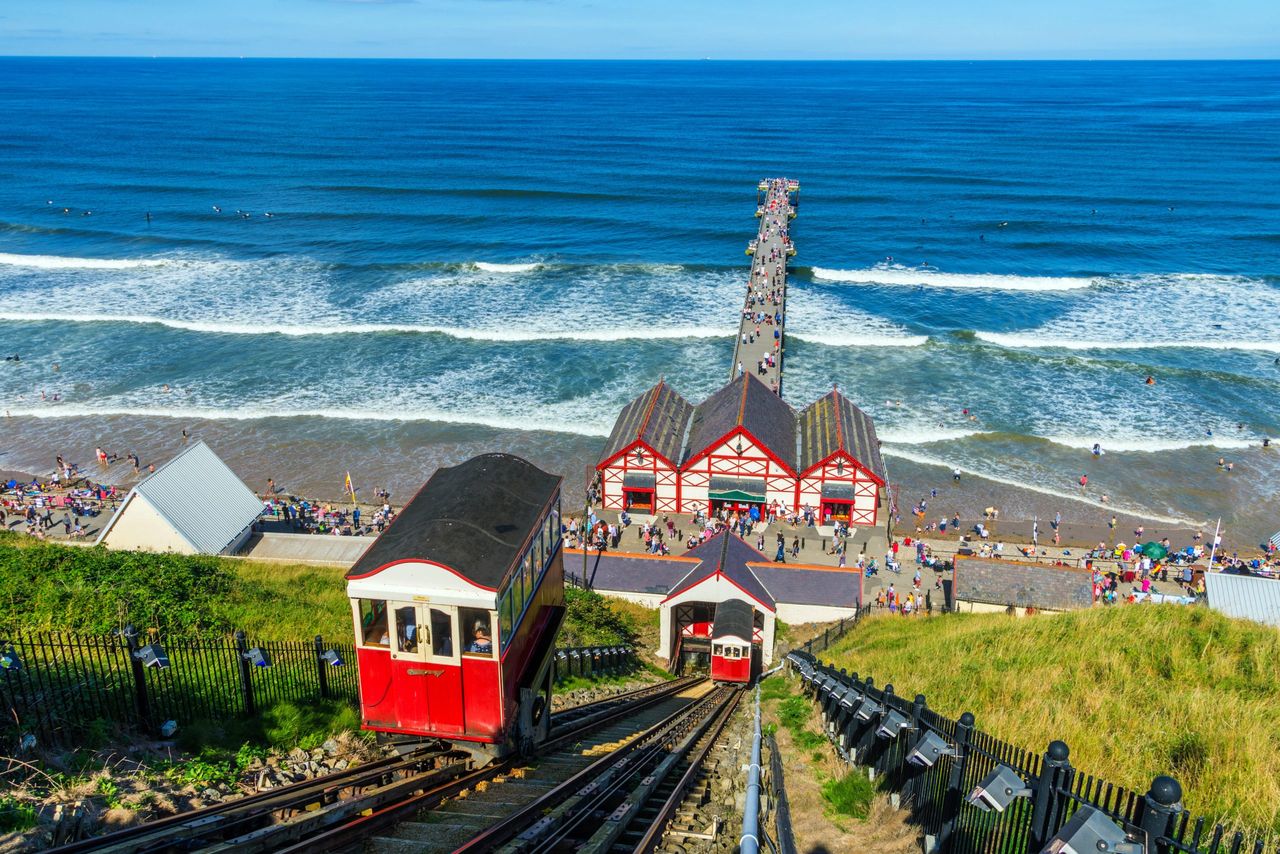 Saltburn by the Sea water-powered funicular railway