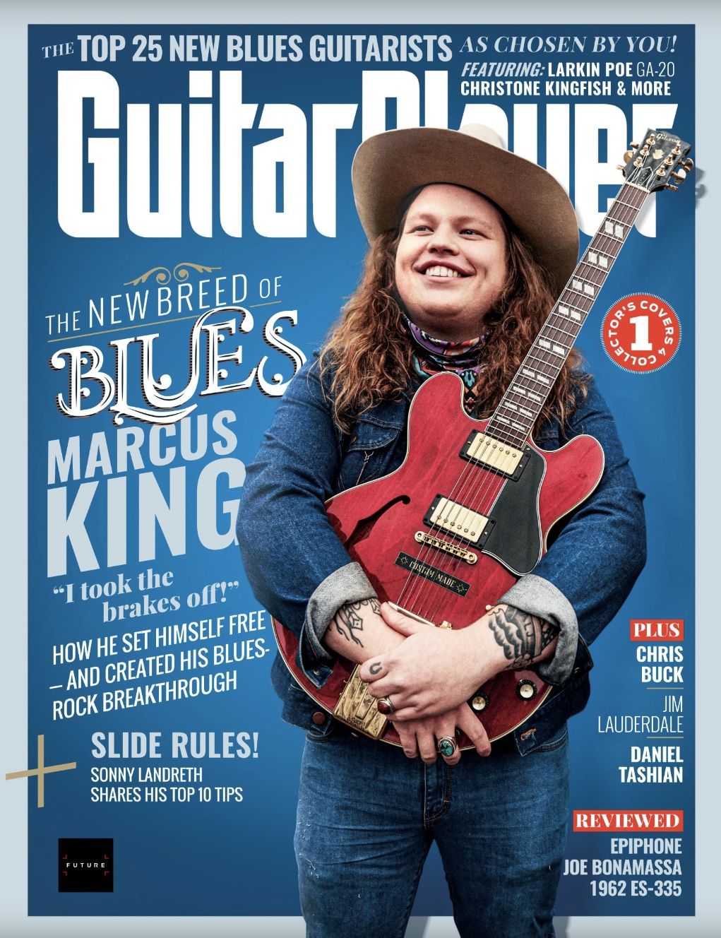 The cover of the January 2023 issue of Guitar Player