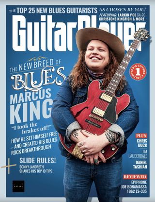 The cover of the January 2023 issue of Guitar Player