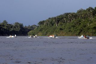Expedition in the Amazon heads to their fourth camp.