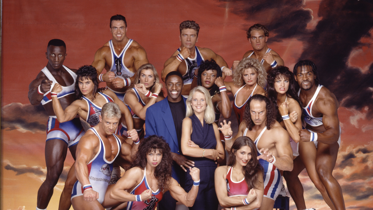 Original UK Gladiators cast