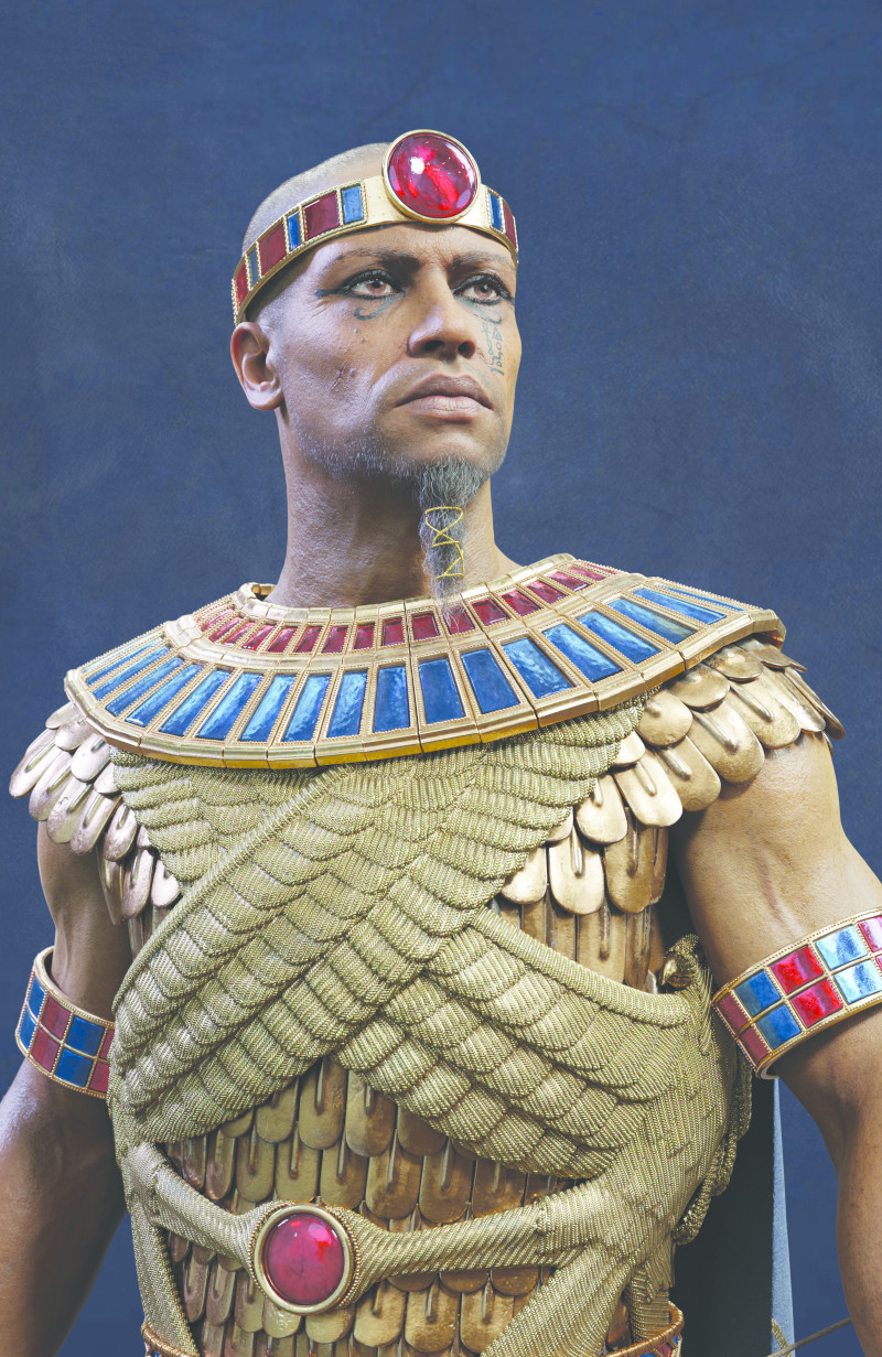 Using Blender to create levelled-up version of a character from Total War: Pharaoh