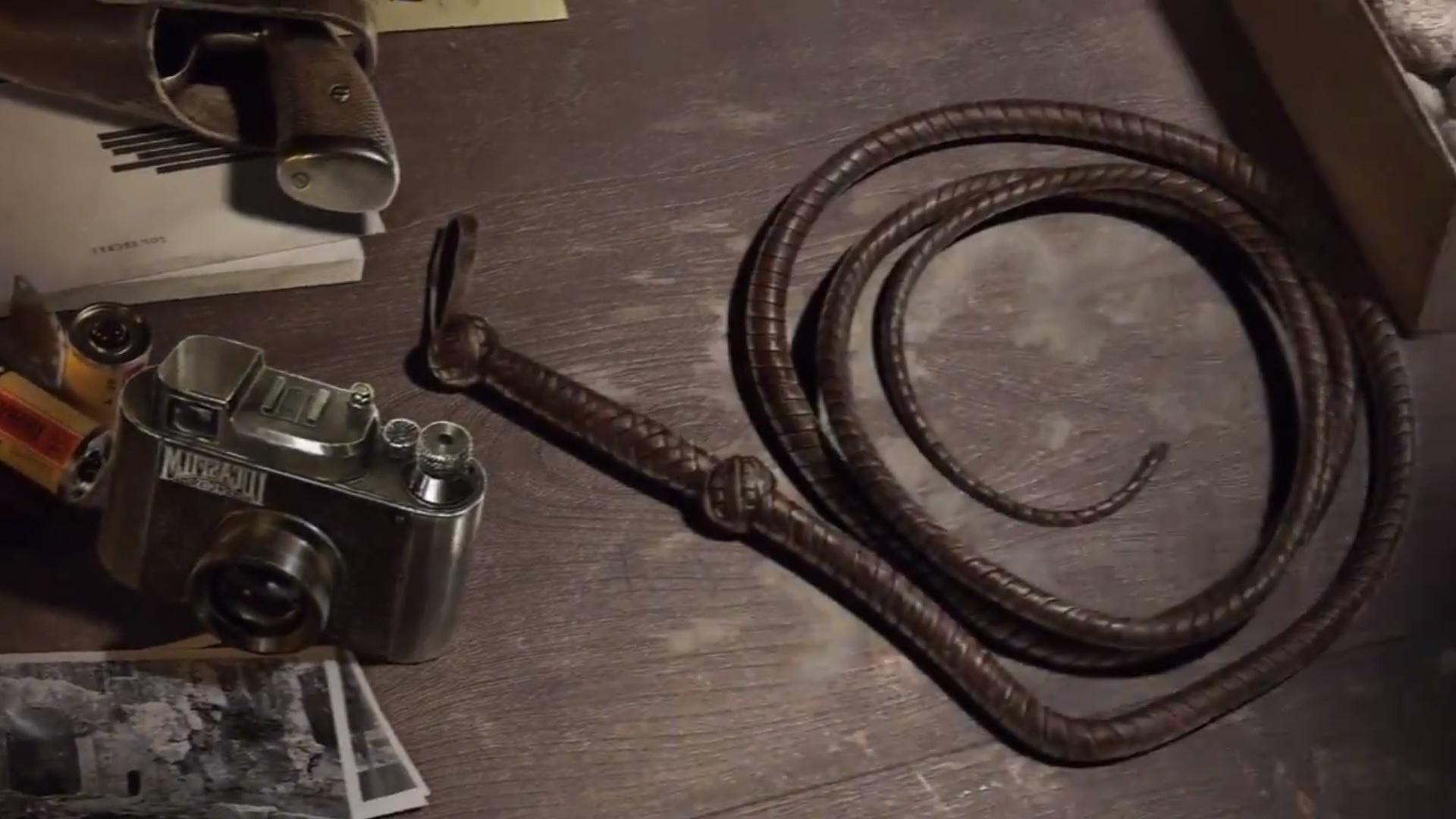 Indiana Jones Whip from the announcement trailer