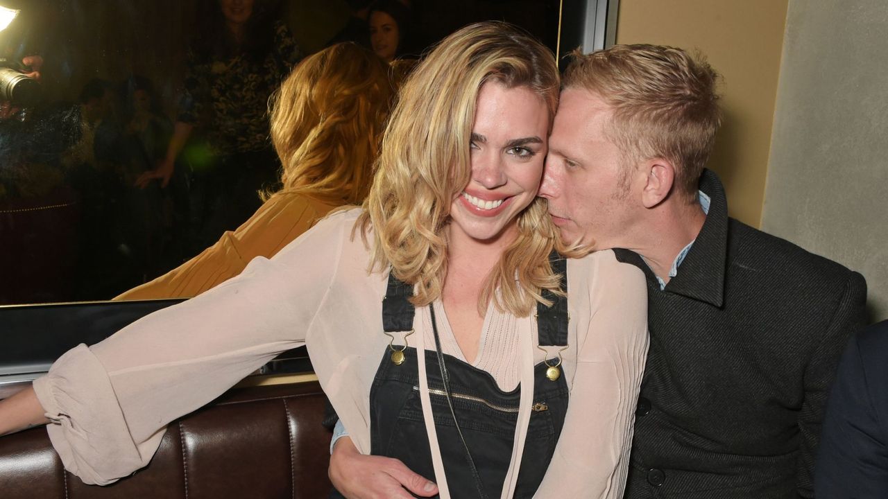 Billie Piper and Laurence Fox at the St Martins Lane Hotel Relaunch Party