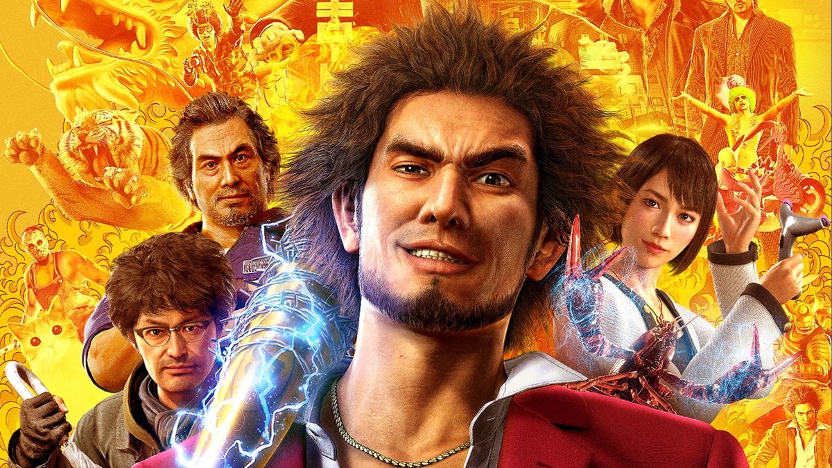  Ichiban Kasuga on the cover of Yakuza: Like a Dragon