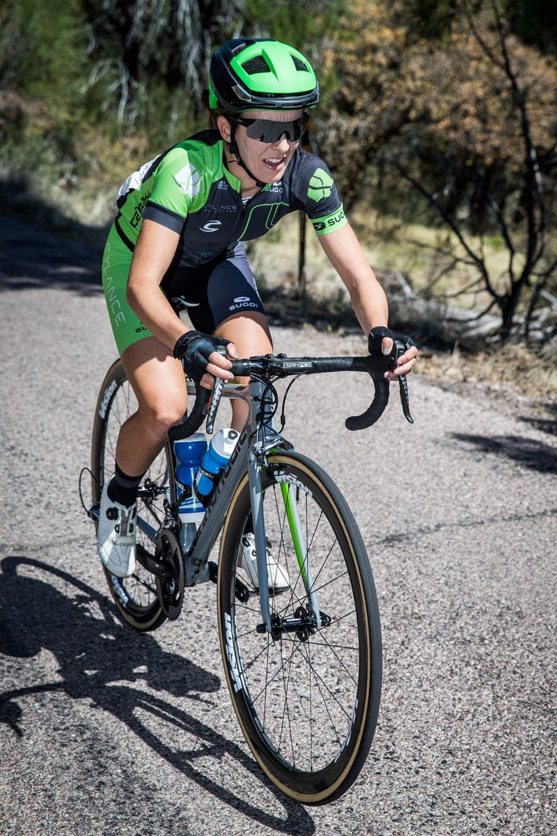 Katie Antonneau (Cylance) goes solo after being in the break
