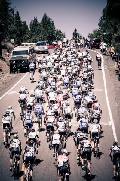 Riders tackle the Archie Briggs climb.