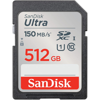 SanDisk 512GB Ultra SDXC UHS-I card|