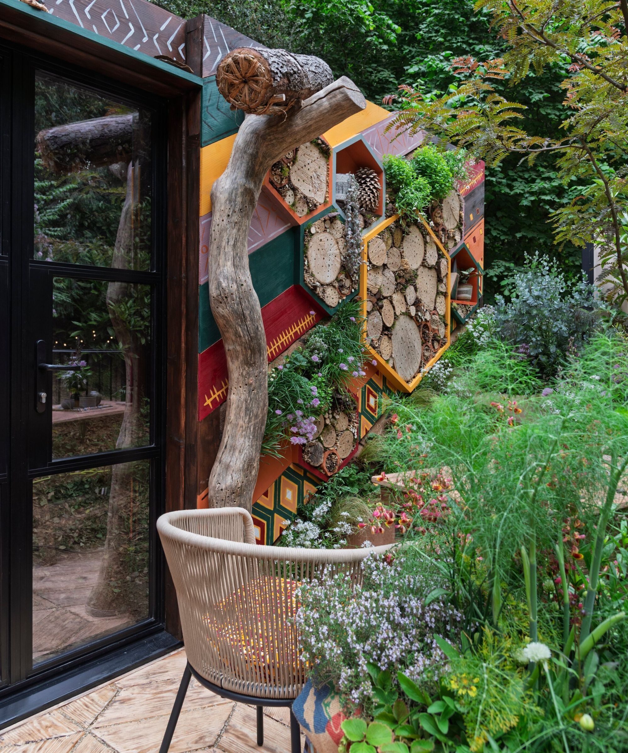 A bee friendly garden