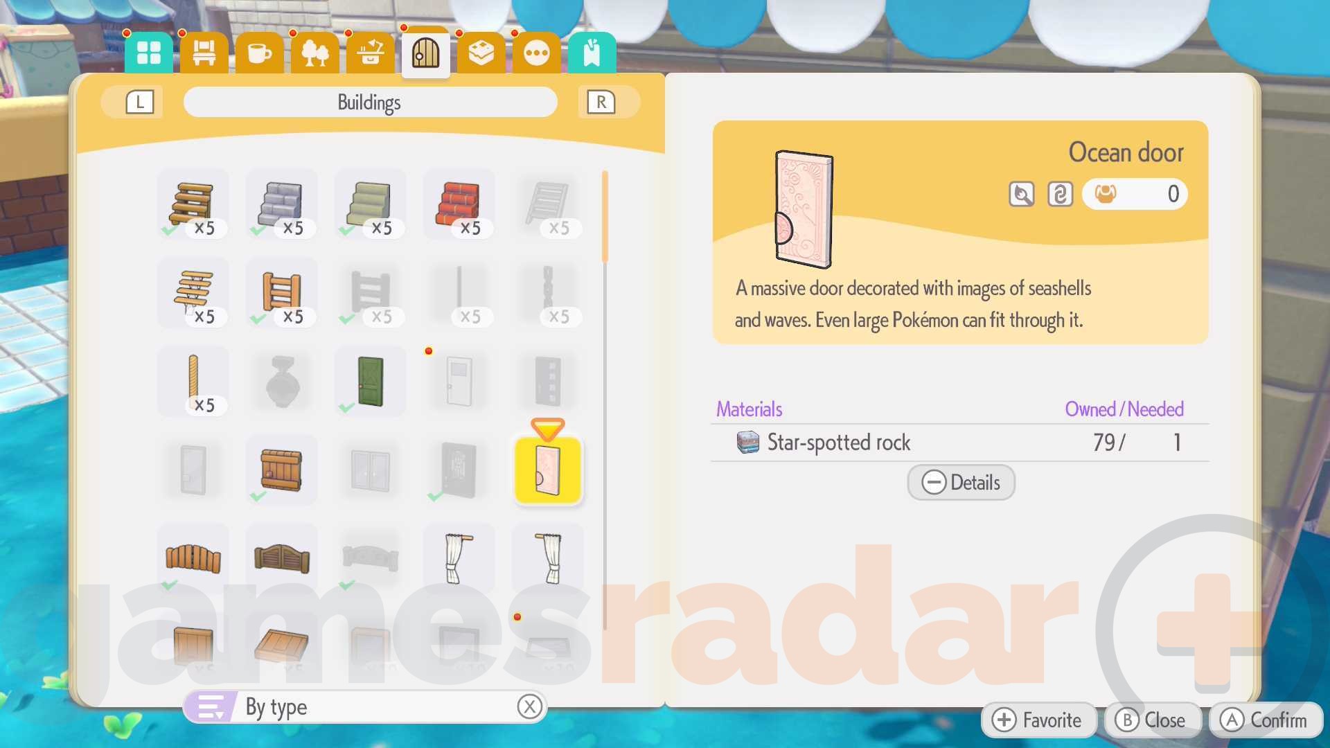 The Pokopia Ocean Door recipe.