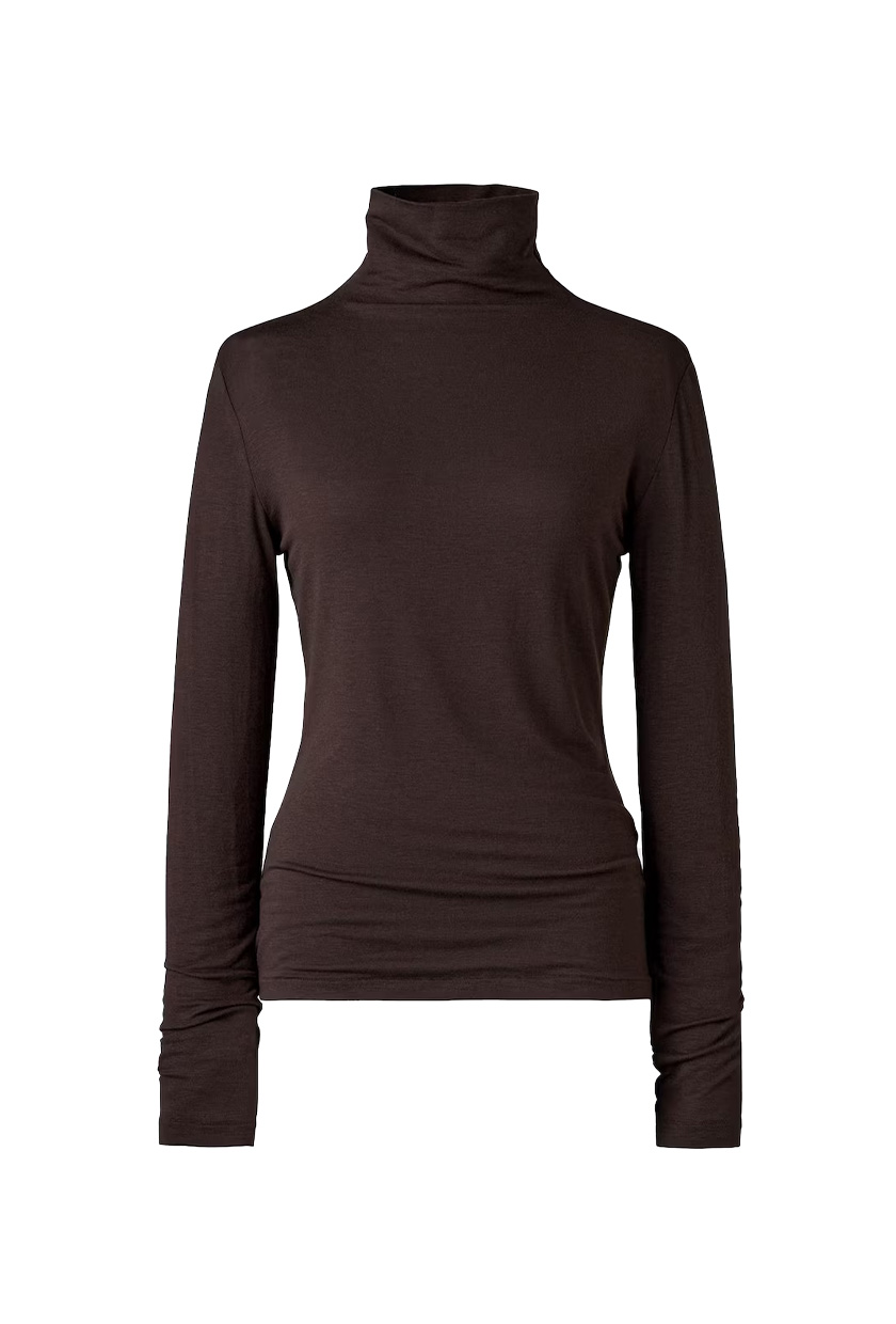 Uniqlo, Heattech Extra Warm Cashmere Blend Turtleneck T-Shirt