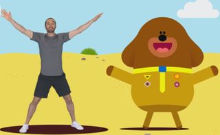 Joe Wicks and Hey Duggee Workout Badges