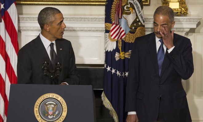 Eric Holder steps down