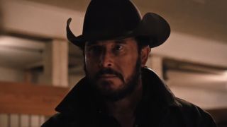 Rip talking angrily to carter on Yellowstone