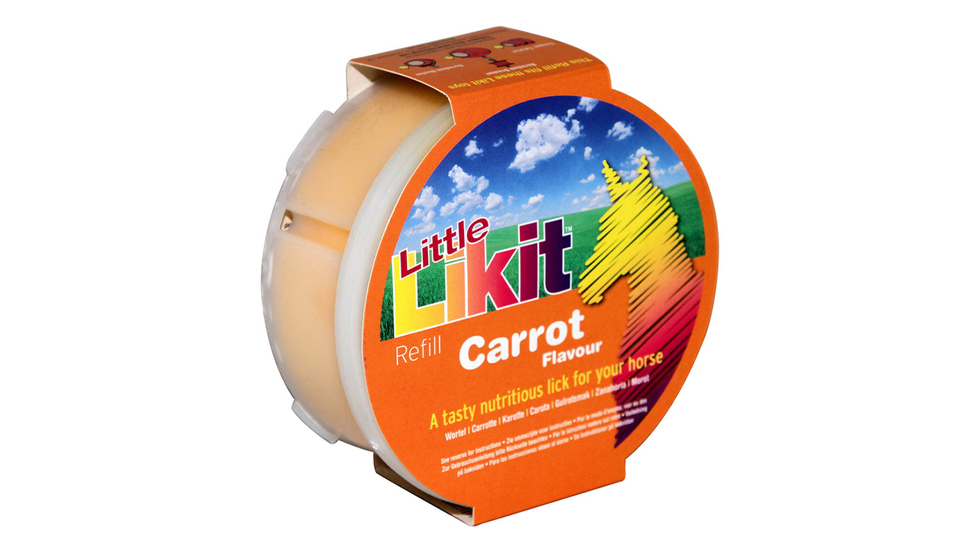 Little Likit Refill Carrot Flavoured lick for horses
