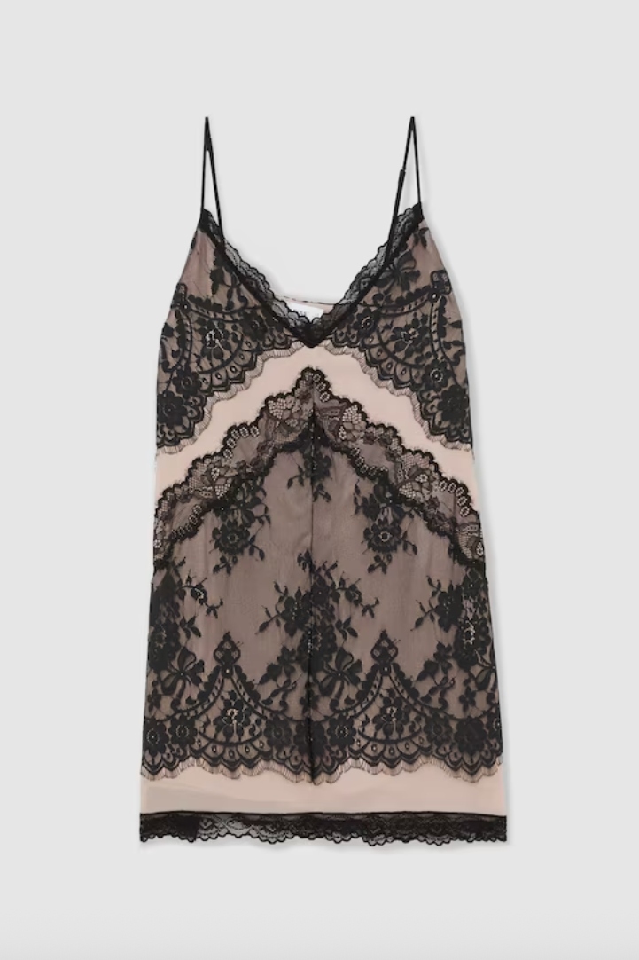 Reiss, Lace Slip Mini Dress 