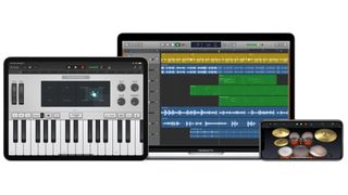 GarageBand screenshots.