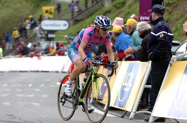 Damiano Cunego (Lampre-ISD) finished in seventh, 35 seconds down on stage winner Sammy Sanchez.