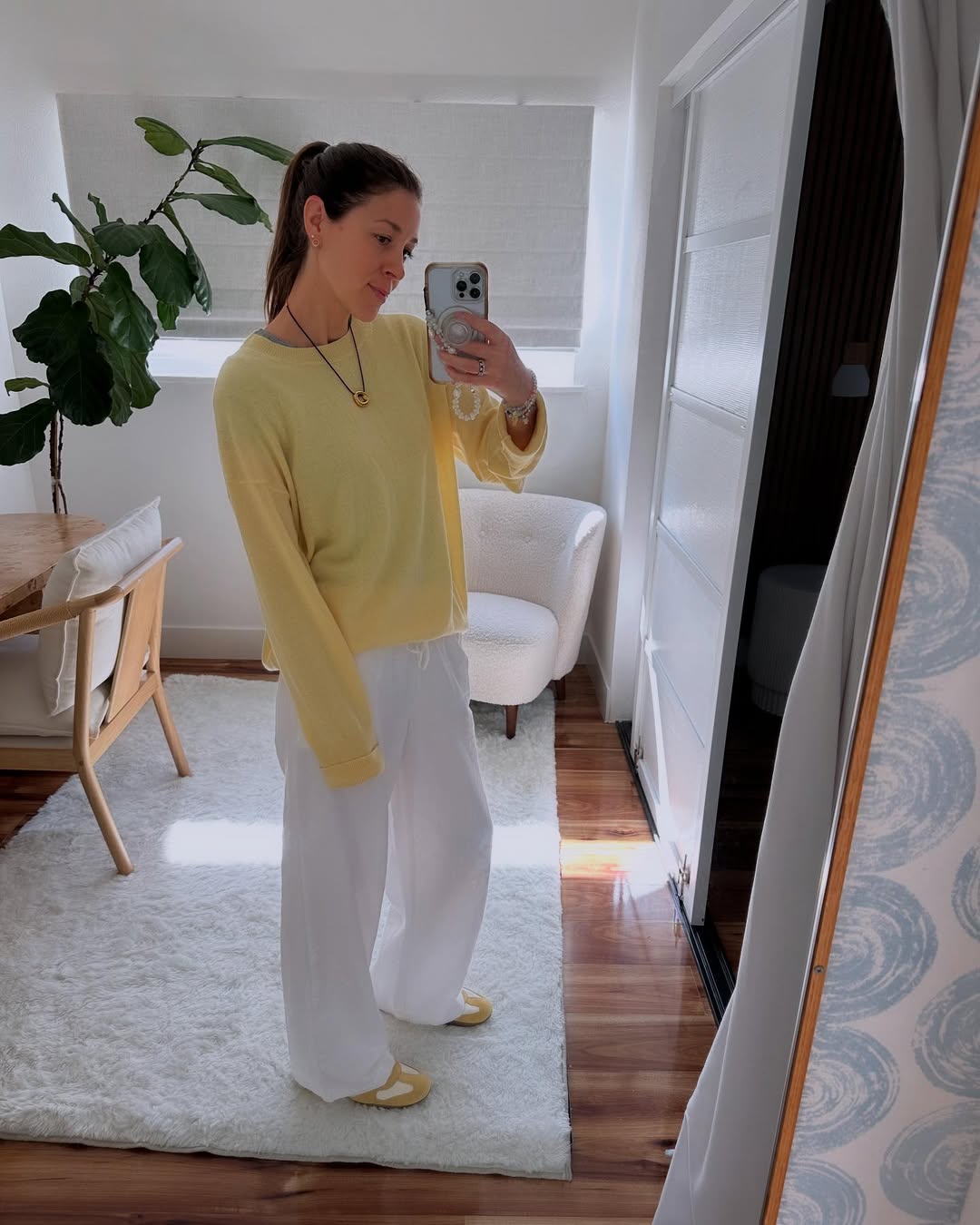 Judith Jones wearing a new fashion item from May 2025