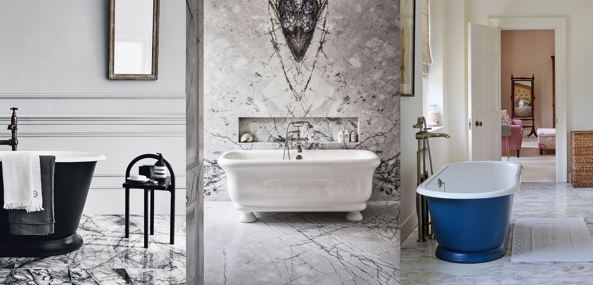 Marble bathroom flooring ideas: 10 luxury marble schemes | Homes and ...